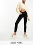 ASOS DESIGN Petite skinny jeans in clean black