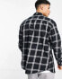 Jack & Jones Originals check shirt in black