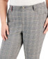 Plus Size Tribecca Millennium Plaid Ankle Pants