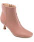 Women's Kelssa Square Toe Kitten Heel Dress Booties