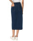 Women's Denim Midi Pencil Skirt