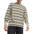 Puma Downtown 180 Striped Crew Neck Long Sleeve T-Shirt Mens Size M Casual Tops