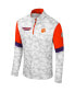 Men's Camo Clemson Tigers OHT Military-Inspired Appreciation Tomahawk Quarter-Zip Windshirt