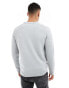 Brave Soul crew neck jumper in light grey