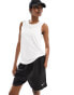 Nike One Training Dri-Fit classic tank top in white