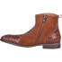 Dingo Dunn Croc Zippered Mens Brown Casual Boots DI222-BRN