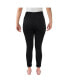 Women's Fur Lined Leggings, Black