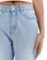 DTT Veron relaxed fit mom jeans in light blue wash