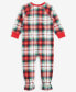 Family Pajamas Baby Cotton Winterton Plaid Snug-Fit Footed Pajamas, Created for Macy's