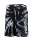 Big Boys Black Brooklyn Nets Santa Monica Tie-Dye Shorts