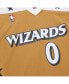 Men's Gilbert Arenas Gold Washington Wizards 2006/07 Hardwood Classics Swingman Jersey