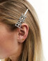 South Beach bride embellished hair slide in silver