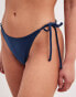 NA-KD tie side bikini bottom in navy