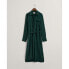 GANT Relaxed Utility Long Sleeve Long Dress