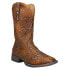 Roper Kennedy Glitter Square Toe Cowboy Womens Brown Casual Boots 09-021-1903-2