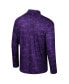 Men's Purple LSU Tigers Carson Raglan Quarter-Zip Jacket