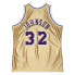 Mitchell & Ness 75Th Gold Swingman Crew Neck Replica Jersey Mens Gold SMJY4398-