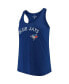 Women's Royal Toronto Blue Jays Plus Size Swing for the Fences Racerback Tank Top