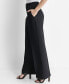 Women's Front-Zip Wide-Leg Trousers