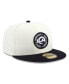 Men's Cream and Black Los Angeles Rams 2022 Inspire Change 59FIFTY Fitted Hat