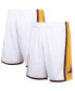 Men's White Los Angeles Lakers 2009/10 Hardwood Classics Authentic Shorts