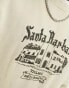 Pull&Bear Santa Monica sweatshirt in ecru