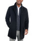 Men's Wool-Blend Overcoat & Attached Vest