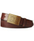 Men's Heritage Plaque-Buckle Belt