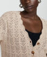 Women's Drawstring Detail Knitted Cardigan