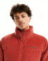 Columbia Puffect corduroy puffer jacket in red