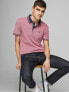 Men´s polo triko JJEPAULOS POLO SS NOOS Rio Red SLIM FIT