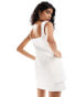 Forever New Bridal double layer jacquard mini dress in ivory