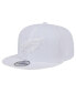 Men's Philadelphia Eagles Main White on White 9Fifty Snapback Hat