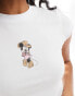 Miss Selfridge Disney western Minnie Mouse baby tee in white