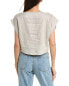 Just Bee Queen Finley Linen Top Women's