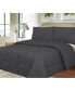 Solid Color Box Stitch Down Alternative King Comforter