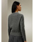 Women's Cable-Knit Cashmere Crewneck Cardigan