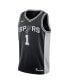 Big Boys Victor Wembanyama Black San Antonio Spurs Swingman Jersey - Icon Edition