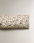 Animal print sateen pillowcase