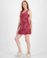 Women's Snakeskin-Print Performance Dress, Created for Macy's