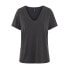 YAS Luna short sleeve v neck T-shirt