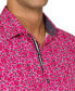 Men's Regular-Fit Non-Iron Performance Stretch Rose-Print Button-Down Shirt