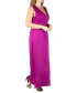 Plus Size Sleeveless Empire Waist Maxi Dress