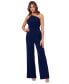 Women's Asymmetrical-Neck Strapless Jumpsuit