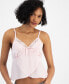 Juniors' Fly-Away Lace Cami