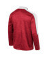 Men's Cardinal Indiana Hoosiers Marled Half-Zip Jacket