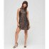 SUPERDRY Sequin A Line Sleeveless Short Dress