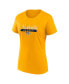 Women's Gold, Navy Nashville Predators Two-Pack Fan T-shirt Set