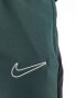 Nike Football Academy Dri-FIT panelled joggers in dark green