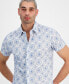 Men's Regular-Fit Mosaic Embroidery Shirt